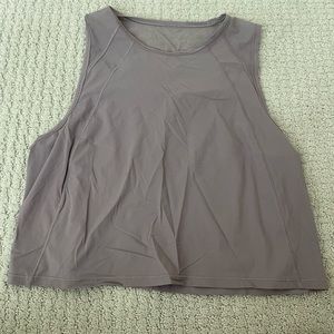 Lululemon cropped tank top